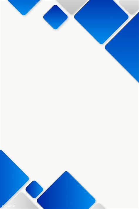 Blue Geometric Template Design Element