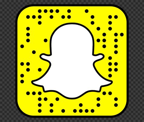 HD Snapchat Yellow Original Code App Logo Icon PNG Image | Citypng