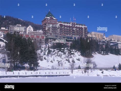 Badrutt s Palace Hotel Grand Hotel Kulm St Moritz Village i th winter ...