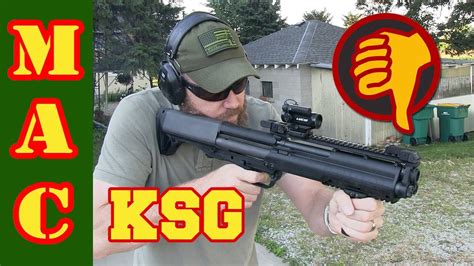 Kel-Tec KSG - Painful First Shots - YouTube