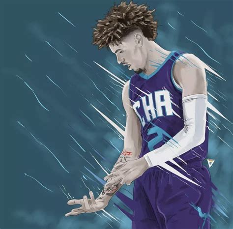 Pin by ൬ellø ⚢ ൬arley on LaMelo "The Entertainer" Ball ² 🐝 | Basketball art, Lamelo ball, Nba ...