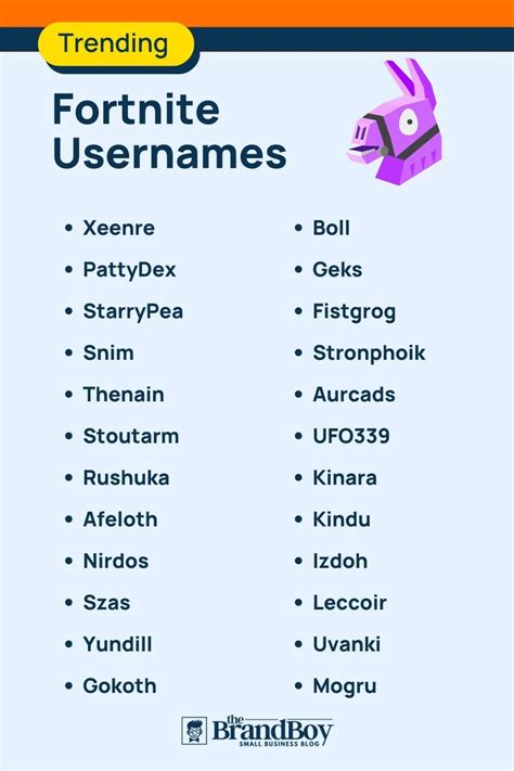 Fortnite Usernames: 800+ Catchy and Cool names | Small business blog ...