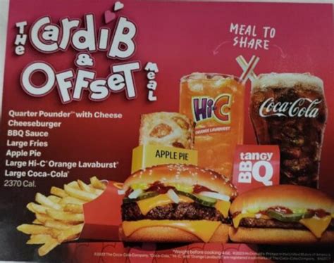 McDonald's Rumored To Be Launching A New Cardi B And Offset Meal For Valentine's Day - The Fast ...