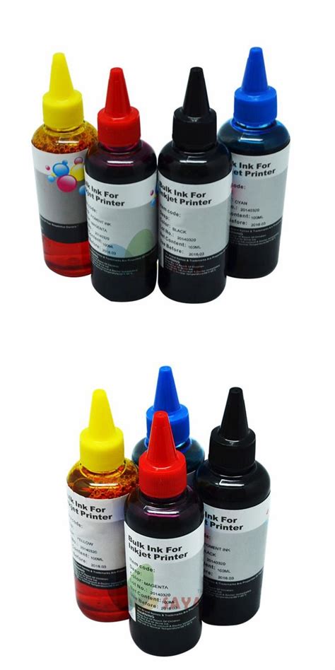 [Visit to Buy] 400ML Universal Refill Ink kit for Epson Canon HP ...