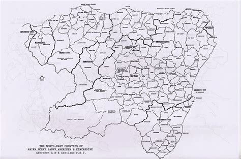 Parish maps of Aberdeen, Banff, Kincardine , Moray and Nairn county ...