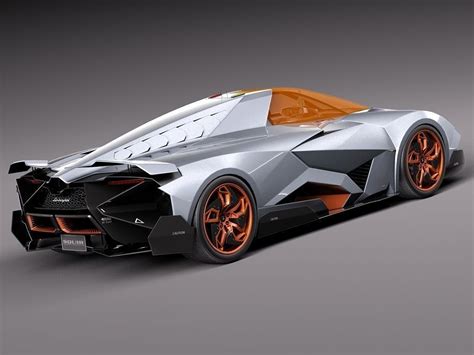 Lamborghini Egoista Concept 2013 3D Model .max .obj .3ds .fbx .c4d .lwo .lw .lws - CGTrader.com