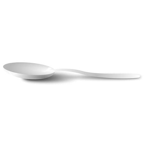 Plastic spoon vector illustration | Free SVG