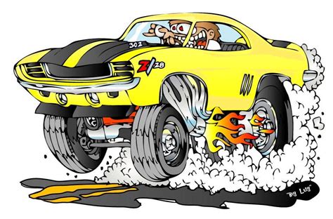 Hot Rod CARtoons-Creekrat CARtoons-Cool Cars | Cartoon car drawing, Car cartoon, Truck art