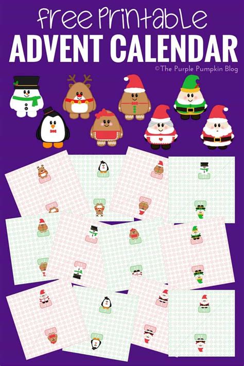 Free Printable Advent Calendar / Christmas Countdown