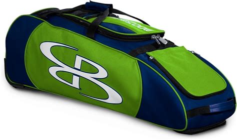 Amazon.com: Boombah Spartan Rolling Baseball/Softball Bat Bag - 38" x ...