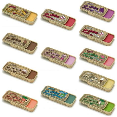 Tinte Vintage Slider Tin Favored Lip Balm | Flavored lip balm, Best lip ...