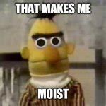 Bert that makes me moist Meme Generator - Imgflip