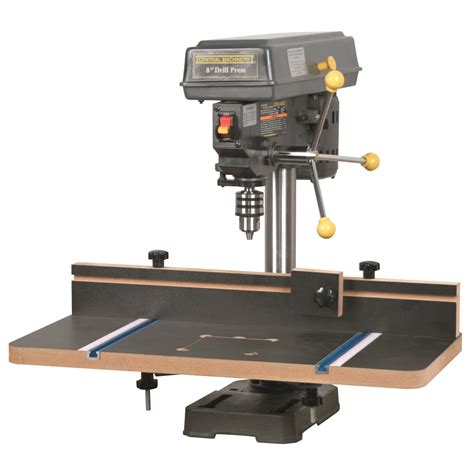 Drill Press Table And Fence