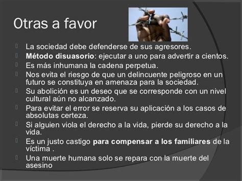 Debate sobre la pena de muerte