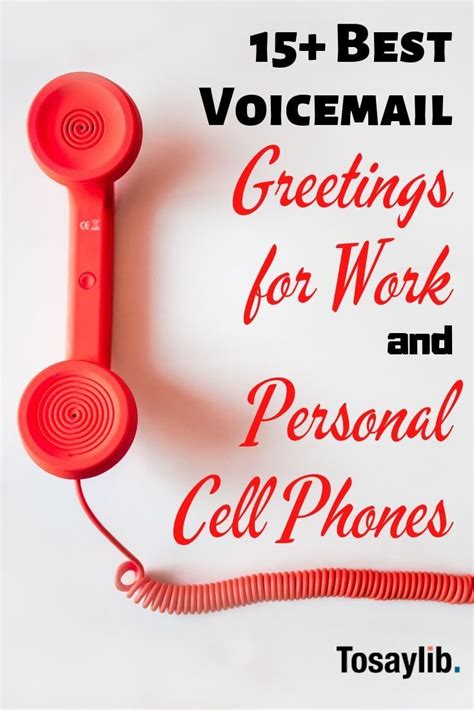 15+ Best Voicemail Greetings for Work and Personal Cell Phones Your voicemail doesn’t have to be ...