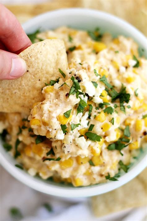 Slow Cooker Mexican Grilled Corn Dip | Girl Versus Dough