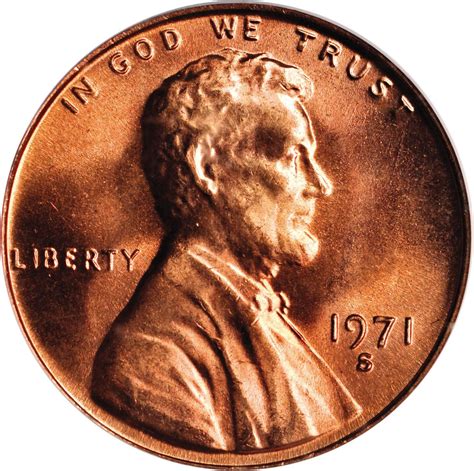 Value of 1971-S Lincoln Cents | We Appraise Modern Coins