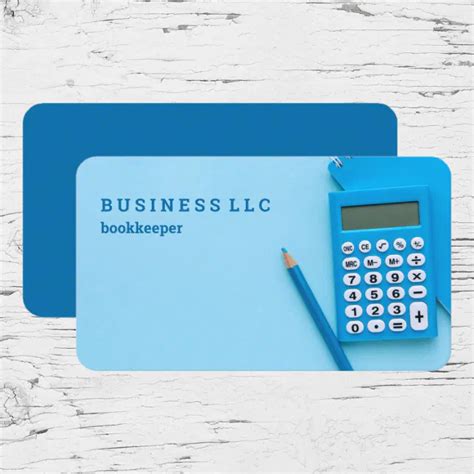 Bookkeeper Accountant Business Card | Zazzle