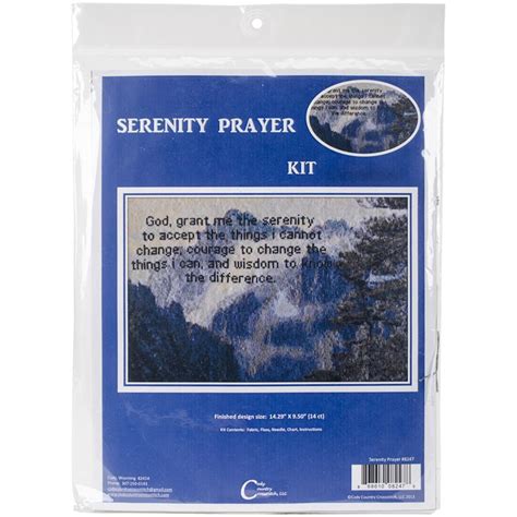 "Serenity Prayer" | Cross Stitch Kit