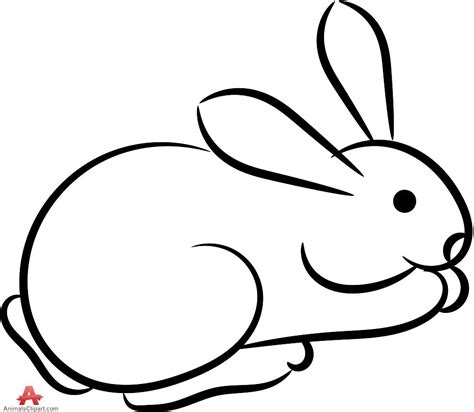 Outline Rabbit Clipart | Free Clipart Design Download | Clip art, Rabbit clipart, Free clip art
