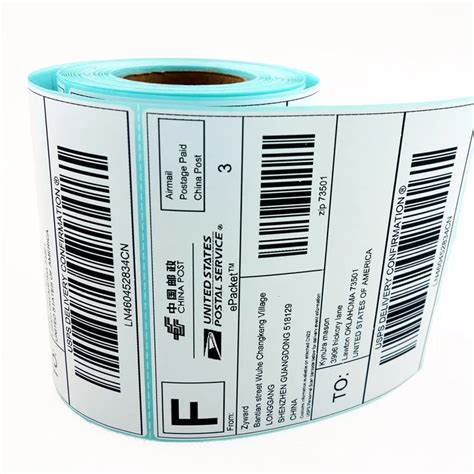 9 Rolls of 250 Labels 4x6 Direct Thermal Shipping Labels for Zebra 2844 ZP 450 ZP 500 ZP 505 ...