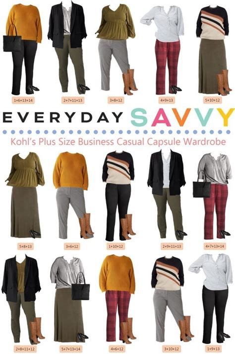 Kohls Plus Size Business Casual Ideas - Everyday Savvy