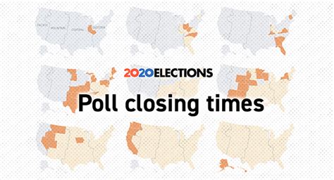 What time do polls close? | 2020 poll closing times by state | Map ...