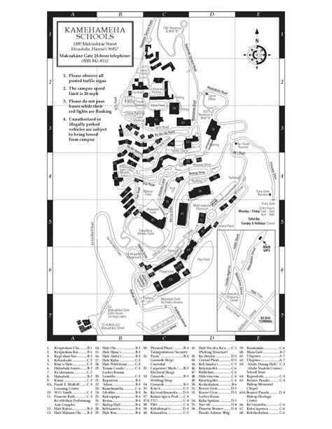 Kamehameha Kapalama Campus Map_ – Map Of Us Topographic