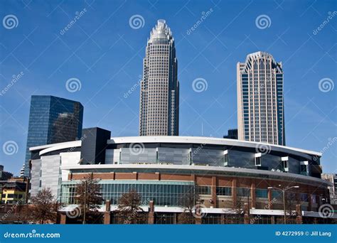 Charlotte Bobcats Arena in Charlotte Stock Image - Image of banks, modern: 4272959