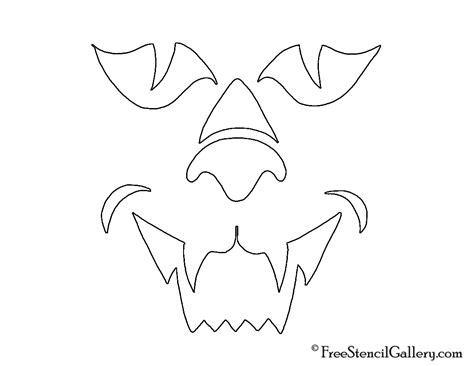 Free Printable easy funny jack o lantern face stencils patterns | Funny Halloween Day 2020 ...