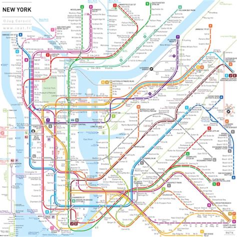 Simplified Subway Maps | Nyc subway map, New york subway, Nyc subway