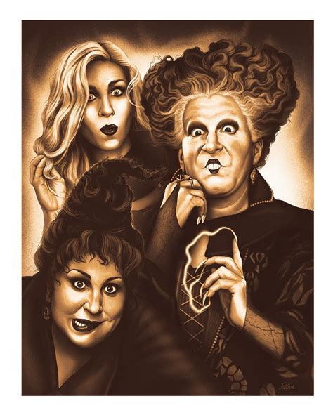 *SURPRISE HOCUS POCUS PRINT* Happy Halloween!!! / Sara Deck