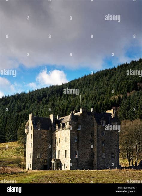 Menzies Castle near Aberfeldy, Perth and Kinross, Scotland Stock Photo ...