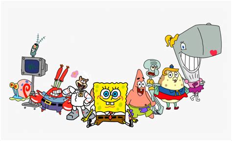 Spongebob Squarepants Characters Png, Transparent Png , Transparent Png Image - PNGitem