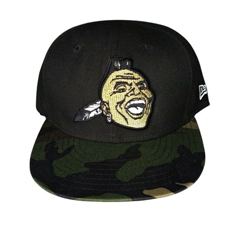 New Era Atlanta Braves Black Chief Noc-A-Homa Camo Undervisor 59FIFTY