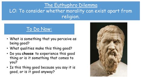 Euthyphro Dilemma | Teaching Resources