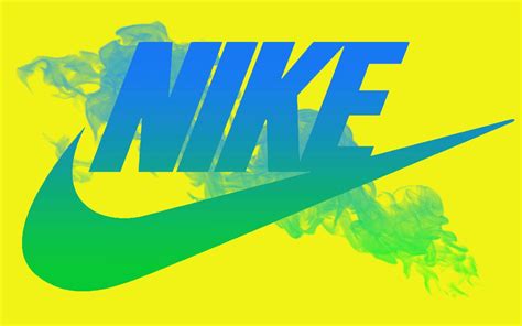 Blue Nike Logo Yellow Background Wallpaper Ful #6924 Wallpaper ... | Cool nike logos, Nike logo ...