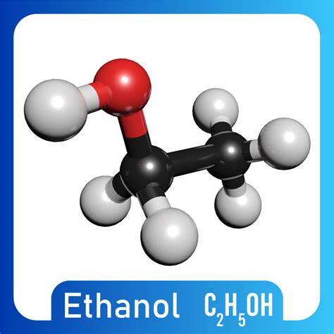 Ethanol 3D Model C2H5OH 3D model | CGTrader