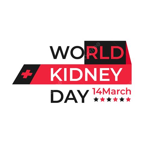 World Kidney Day Vector Design Images, World Kidney Day In Red And Black Color Free Vector ...