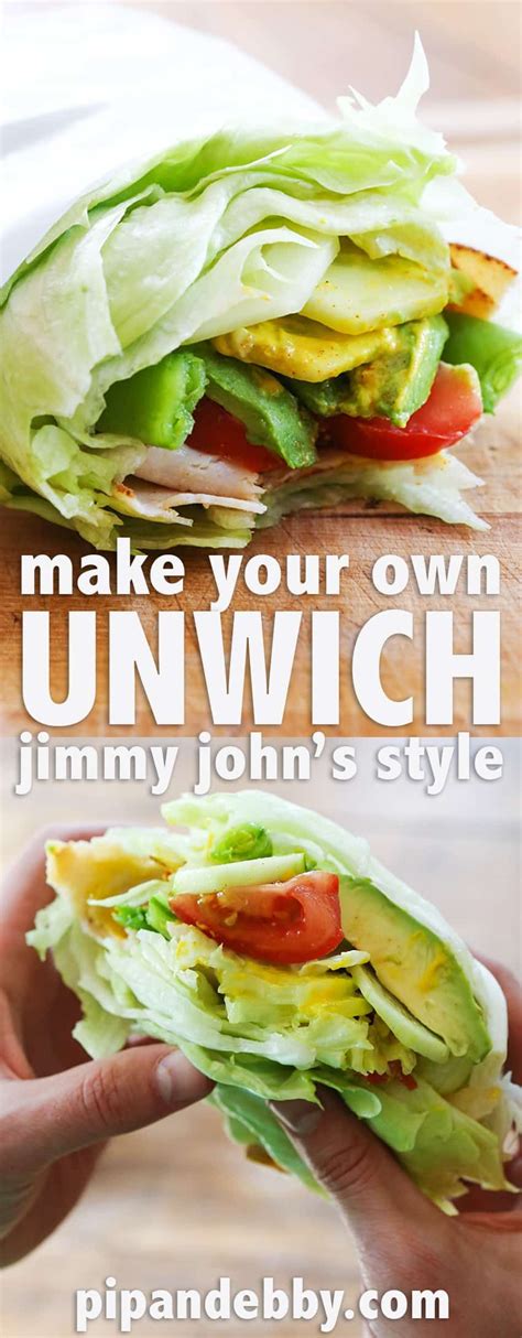 a sandwich with lettuce, tomato and cheese on it that says make your own lunch jimmy john's style