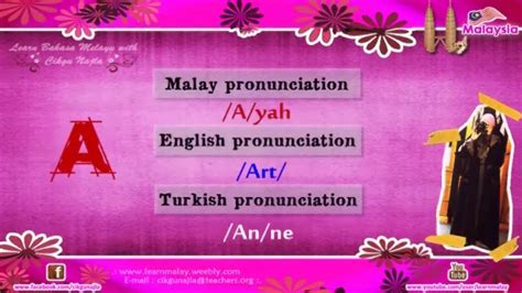 .: ALPHABETS :. Learn Malay Language - YouTube