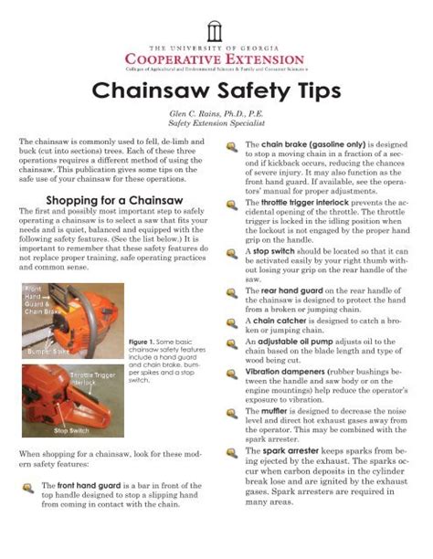 Chainsaw Safety Tips