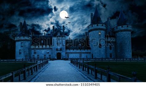 Haunted Gothic Castle Night Old Spooky Stock Photo 1510349405 | Shutterstock