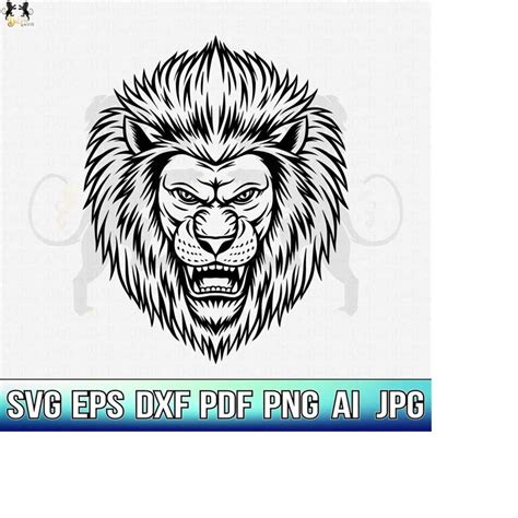 Lion Svg, Lion Clipart, Lion Vector, Lion Cut file, Lion Shi - Inspire Uplift