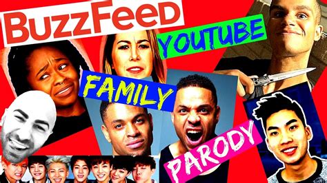 BuzzFeedVideo 36 Questions Women Have For Men "YouTube Family Parody" Vegan Gains/HodgeTwins ...