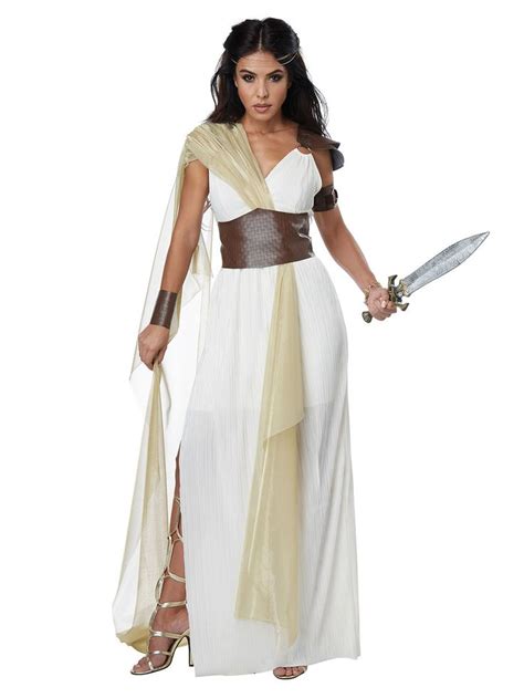 Ladies Spartan Warrior Queen Costume | Warrior princess costume, Greek goddess dress, Costumes ...