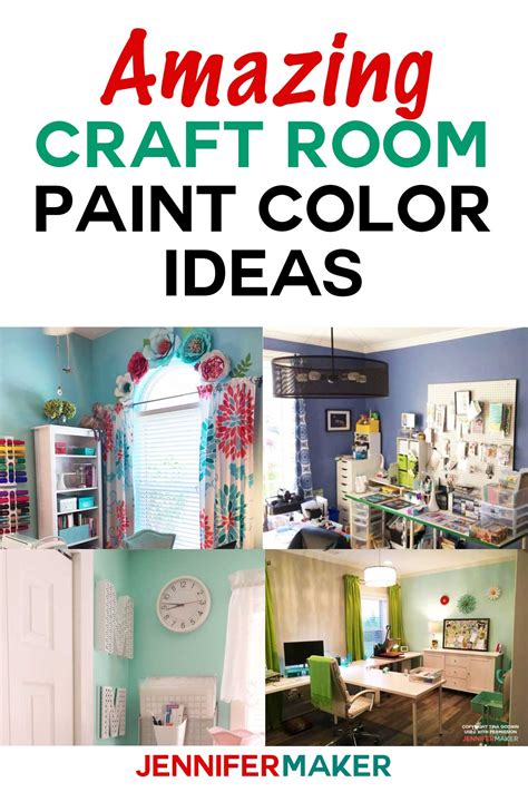 Craft Room Paint Colors & Ideas - Jennifer Maker