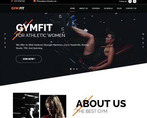 40+ Best Responsive HTML5 Fitness Website Template List for 2020