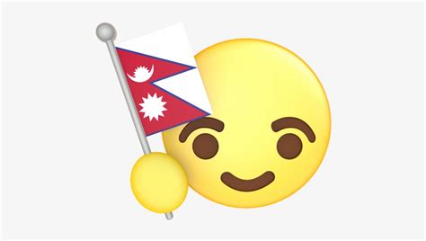 National Flag - Nepal Flag Emoji Png Transparent PNG - 500x500 - Free ...