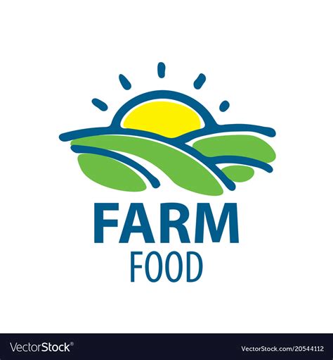 Logo farm food Royalty Free Vector Image - VectorStock